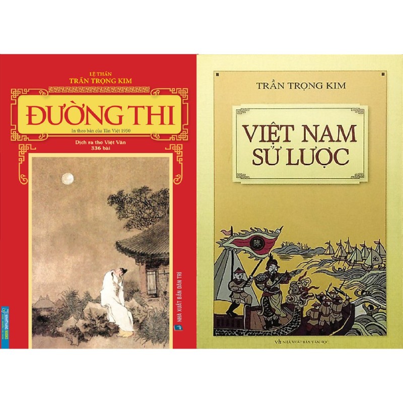 nguyetlinhbook Combo Sách - Tác Giả Trần Trọng Kim: Đường Thi + Việt Nam Sử Lược (nguyetlinhbook)