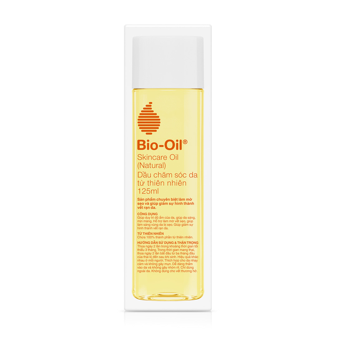 Tinh dầu trị rạn da sẹo thâm bio oil skincare oil natural 125ml chiết xuất thảo dược an toàn cho mẹ bầu và trẻ em