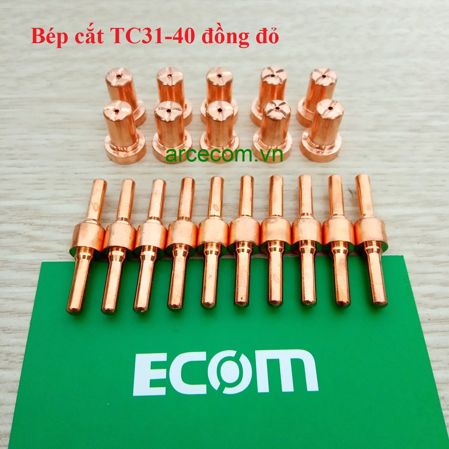 Bép cắt plasma TC31-40 đồng đỏ - 10 bộ