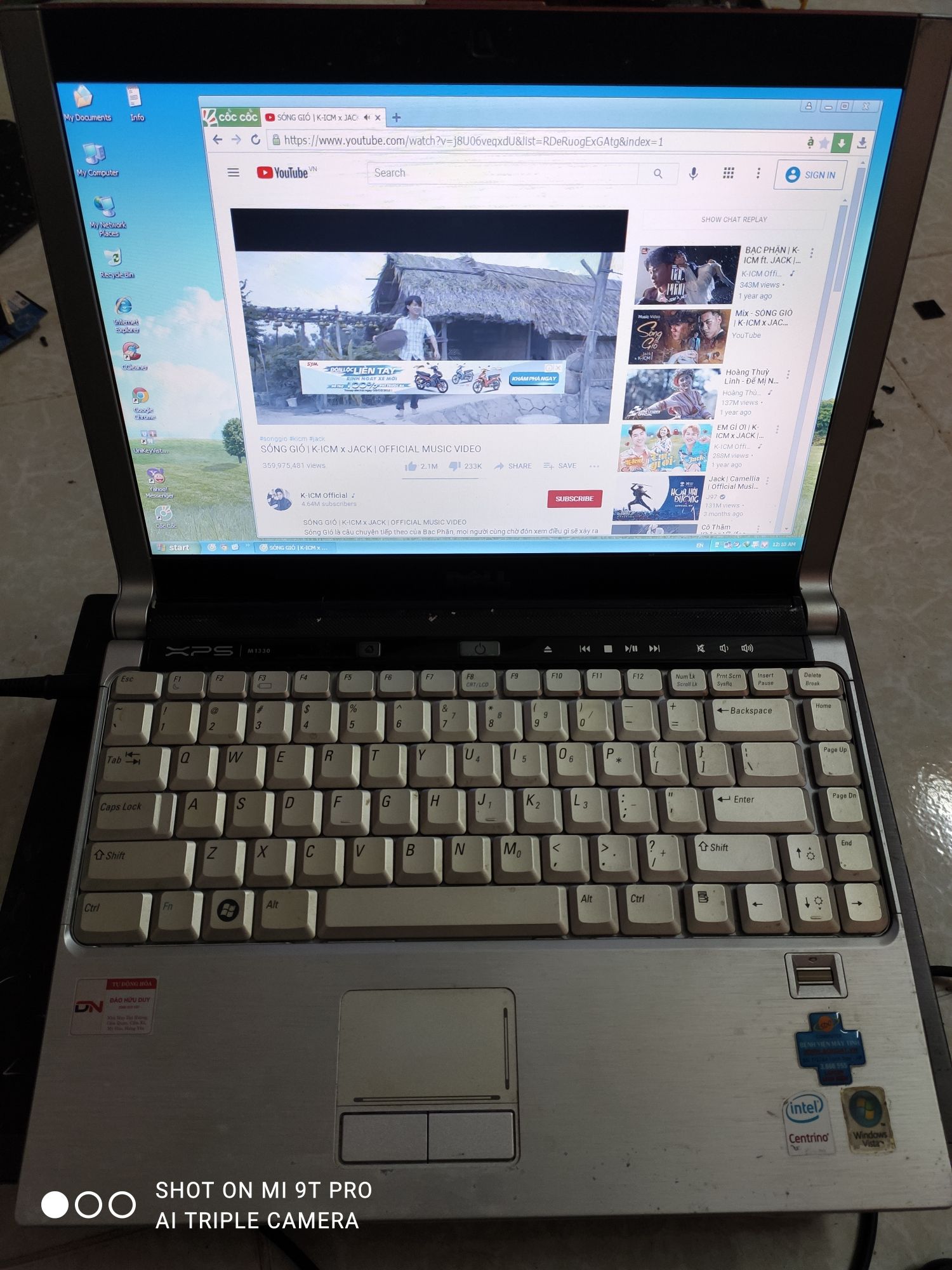 Máy tính laptop cũ Ram 4GB