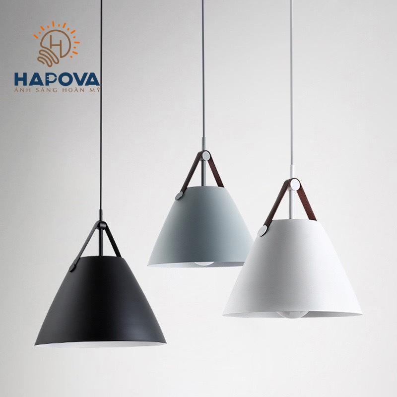 Đèn thả bàn ăn quai da HAPOVA VIKA 5007/1