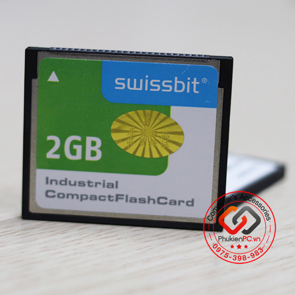 2GB Swissbit Industrial CF memory card (made in Germany) Compact Flash card for industrial CNC machine, camera