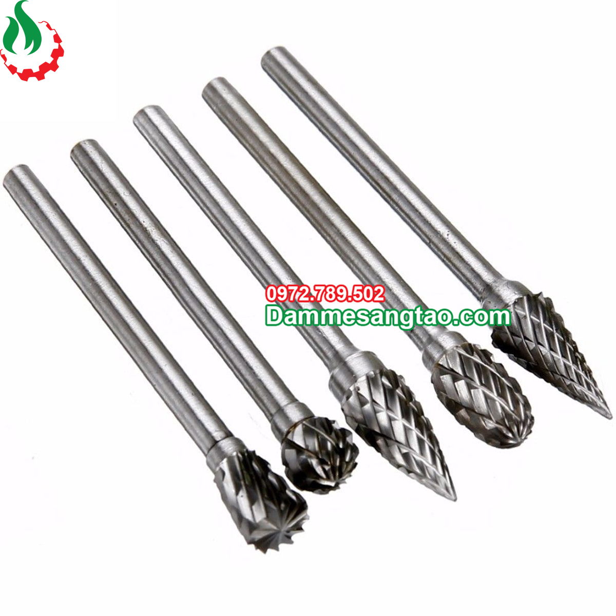Mũi mài khắc hợp kim trục 3mm