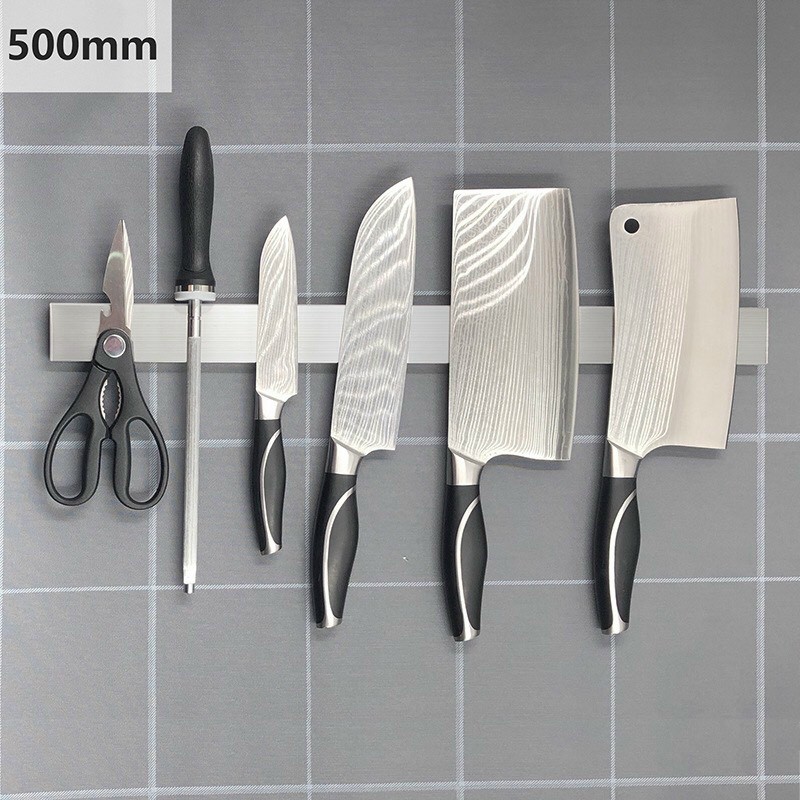 Thanh Nam Châm Hít Dao Cao Cấp Inox #304 [ Kích Thước: 30cm & 40cm & 50cm & 60cm ]