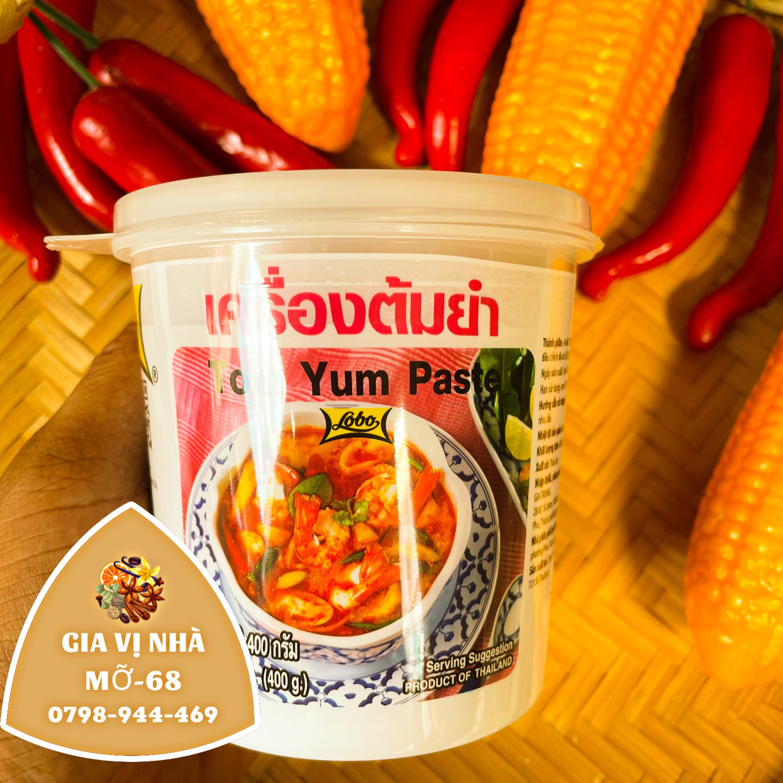 Hộp gia vị lẩu thái tomyum thái lan-400g-1kg