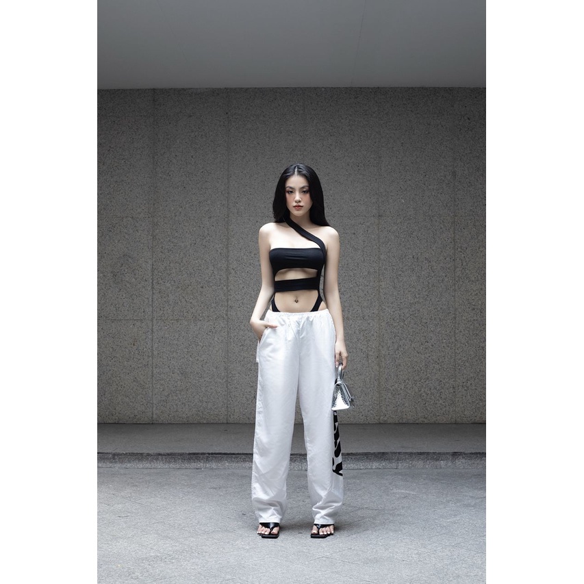 Bodysuit cut out 3 mảnh eo cao LINGER - Tipblu