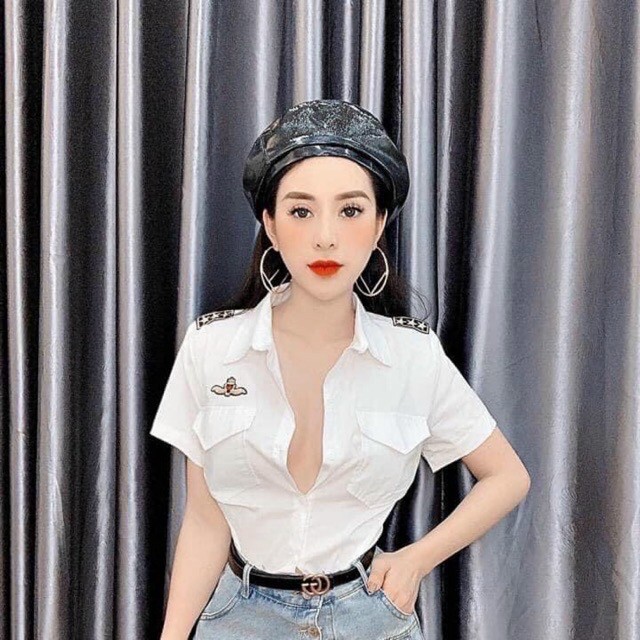 Hot 🔥🔥🔥 Áo sơ mi nữ cơ trưởng (dưới 48kg) - ảnh thật