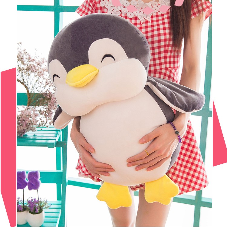 Gấu bông miniso chim cánh cụt hoàng đế, thú bông penguin doll mẫu mới