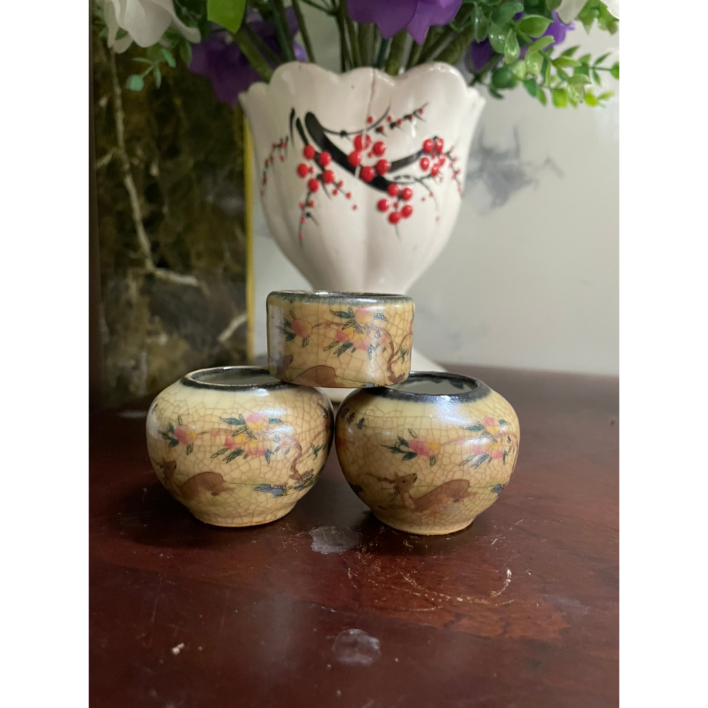 Cóng chim chào mào, Men rạn tàu