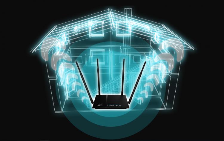 Router Wifi Băng Tầng Kép D-Link DIR-825+ Chuẩn AC1200