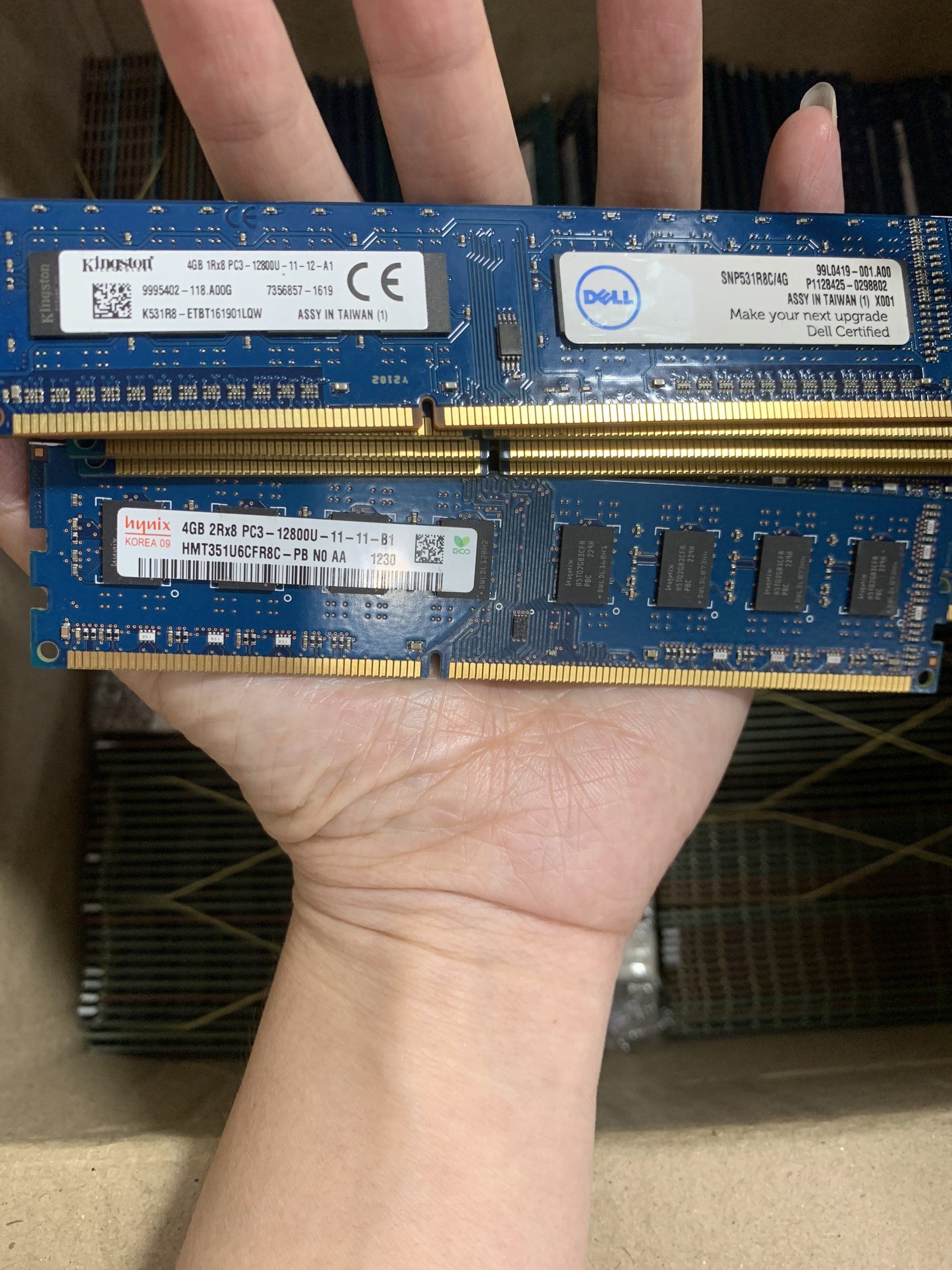 RAM DDR3 4G bus 1600 MB ( Hynix, Elphida, Kingston,...), ram máy tính ddr3 4g, ram pc