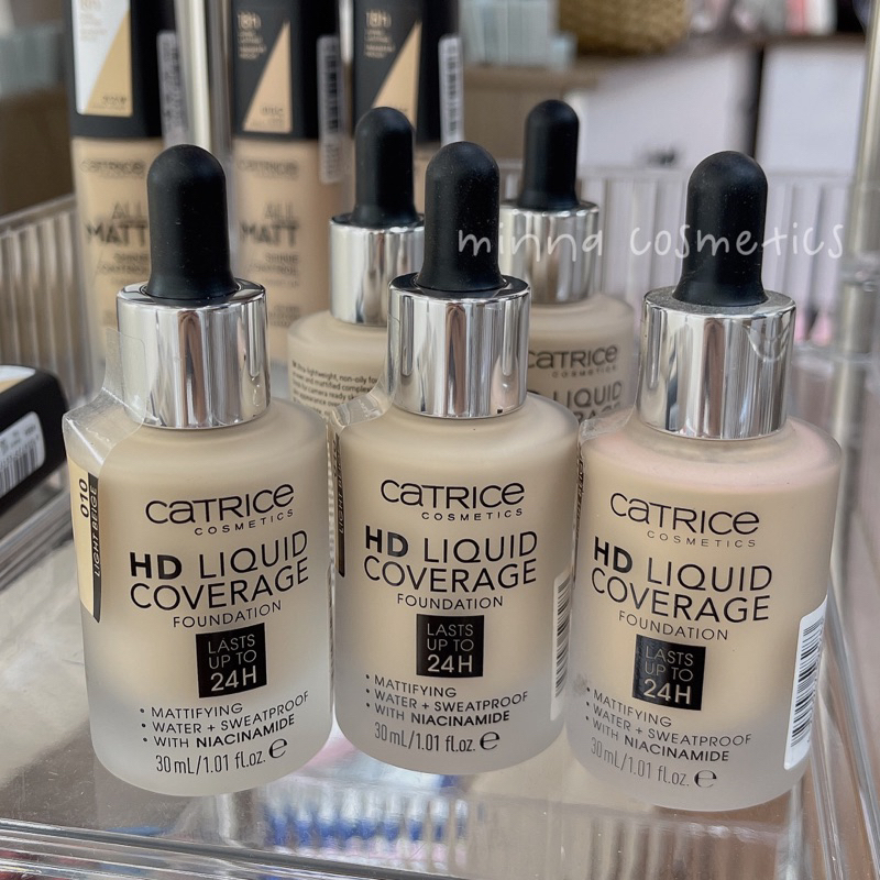 Kem nền catrice hd 24h liquid coverage foundation