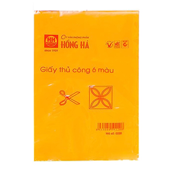 Giấy thủ công 6 màu 0220