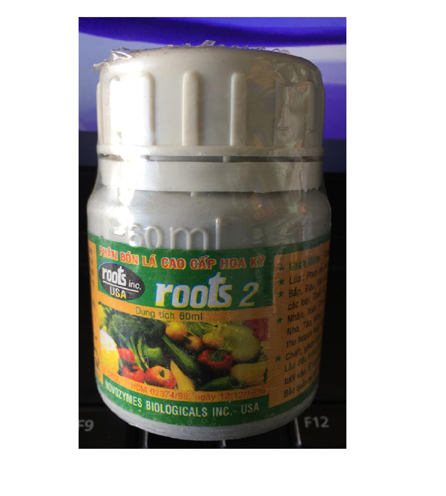 Roots 2 lọ 100 mL-phân bón lá cao cấp Hoa Kỳ
