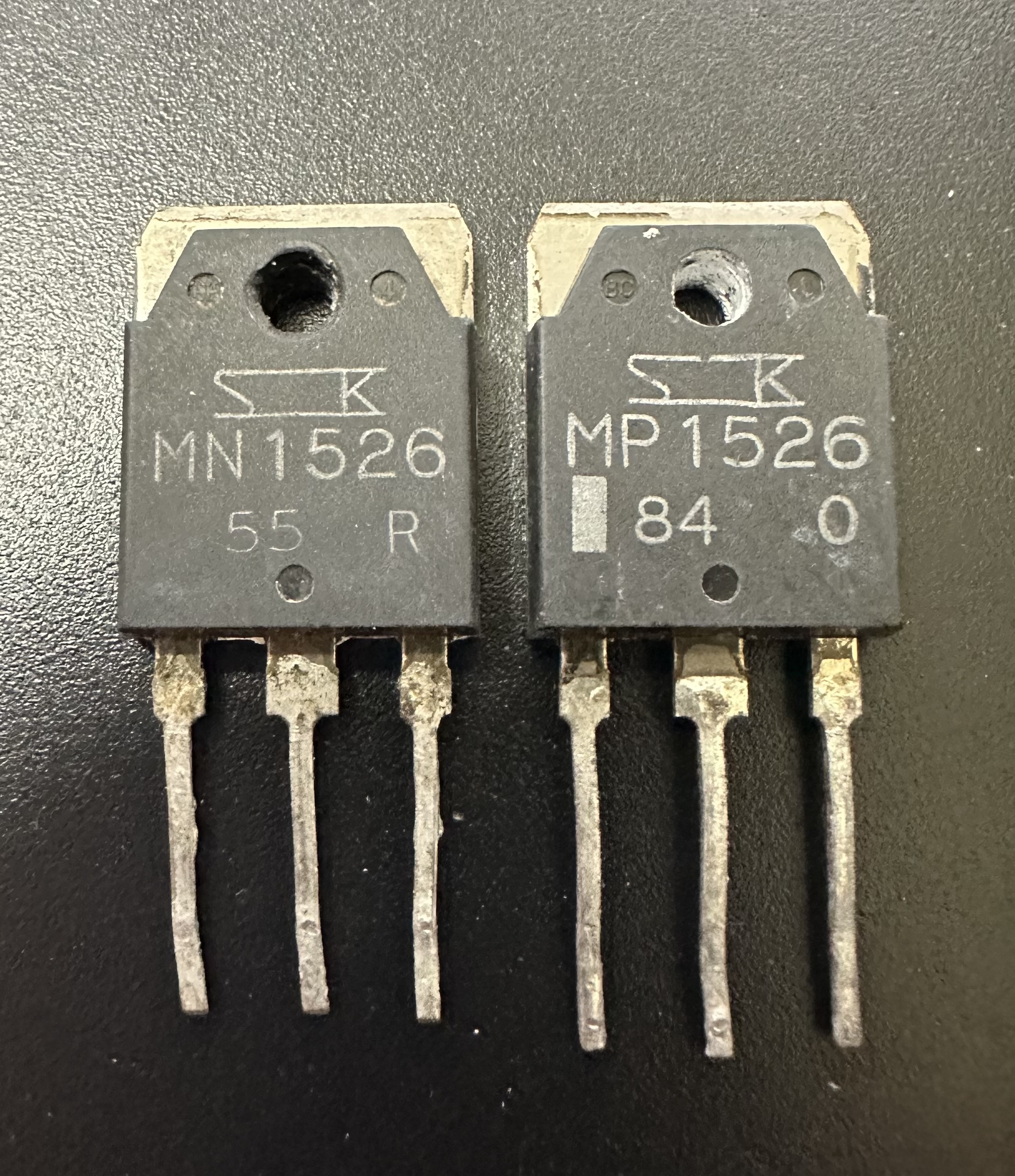 Cặp sò Tran Transistor SANKEN MN1526 MP1526 1526 ( Tháo Máy)