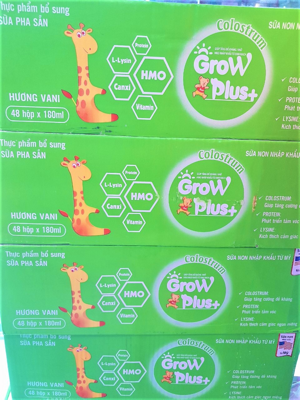 Sữa bột pha sẵn Grow Plus+ colostrum/ sữa nước pha sẵn 180ml/110ml