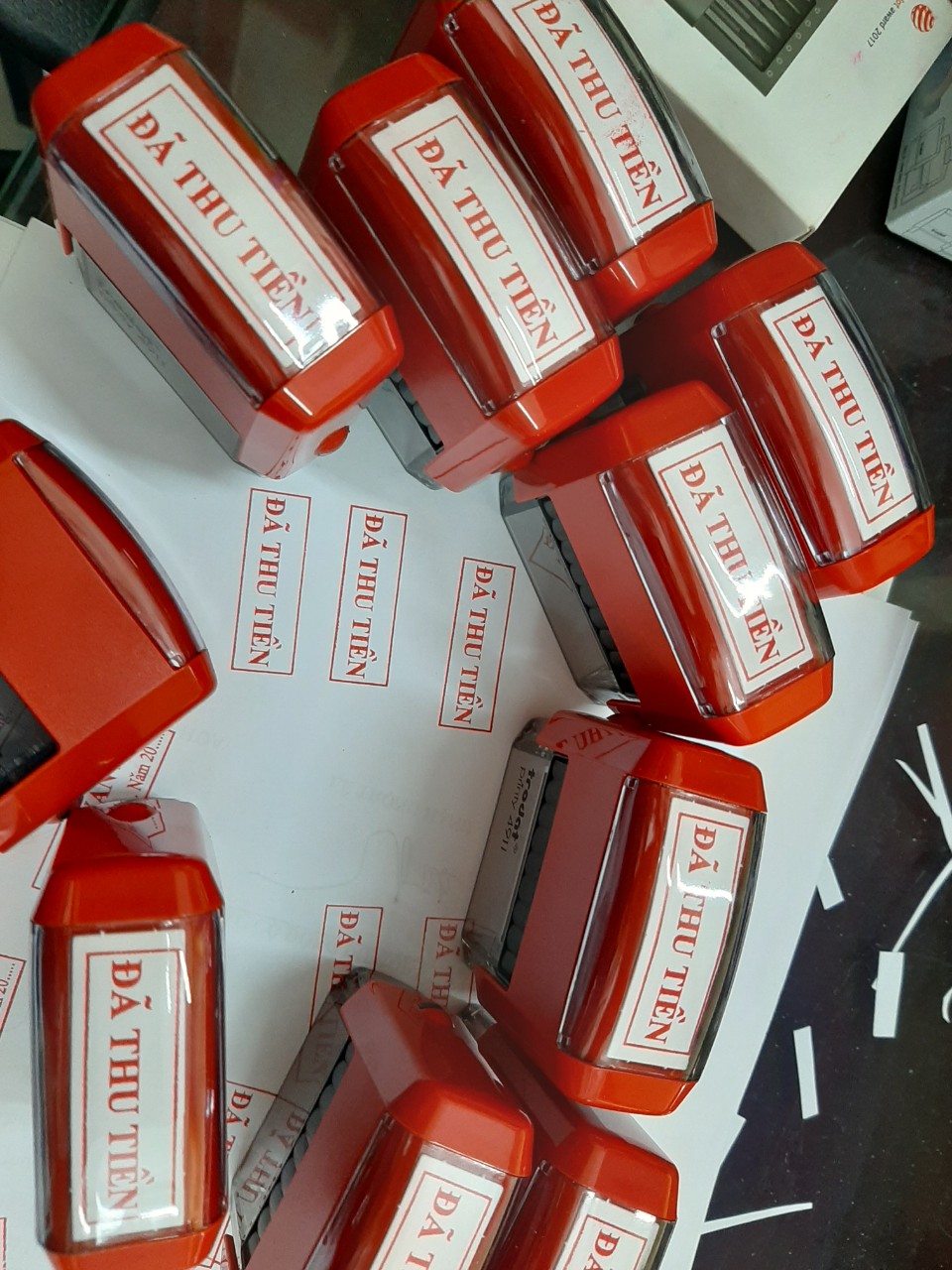 Con dấu ĐÃ THU TIỀN Trodat 4911 (Loại tốt)