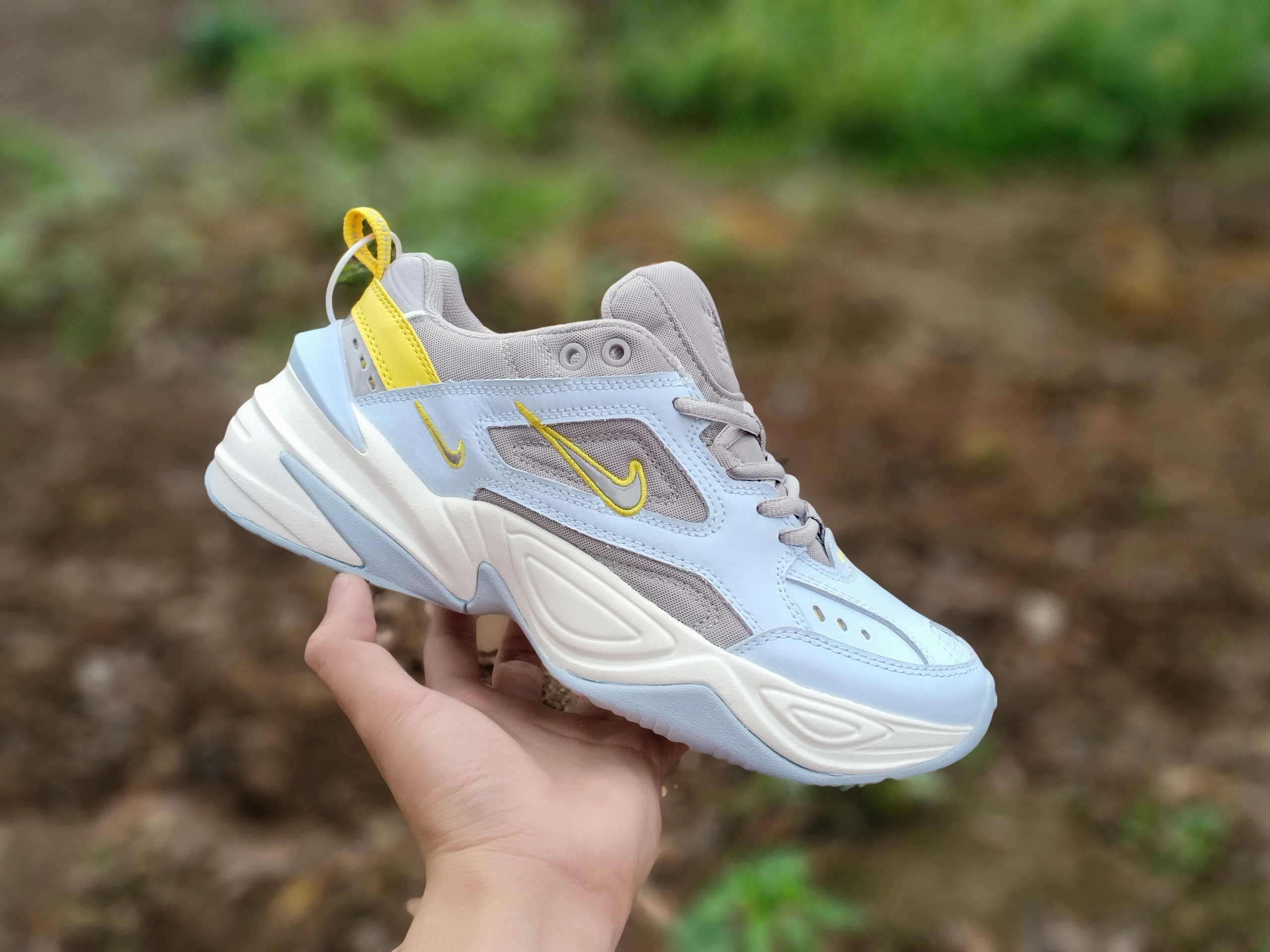 [FULL BOX]GIÀY SNEAKER UNISEX M2K-11 XANH VÀNG FULL BILL, BOX