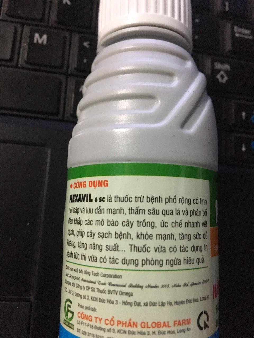 HEXAVIL 6SC- TRỪ NẤM PHỔ RỘNG lọ 100ml