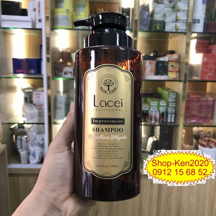 Cặp dầu gội & xả Lacei Improvement 750ml x2