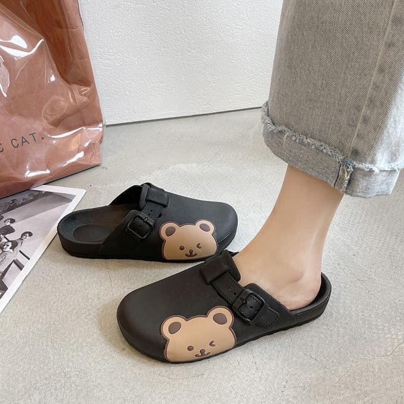 [FREESHIPMAX/HOÀN TIỀN MAX] Dép Nữ Hình Gấu Siêu Cute