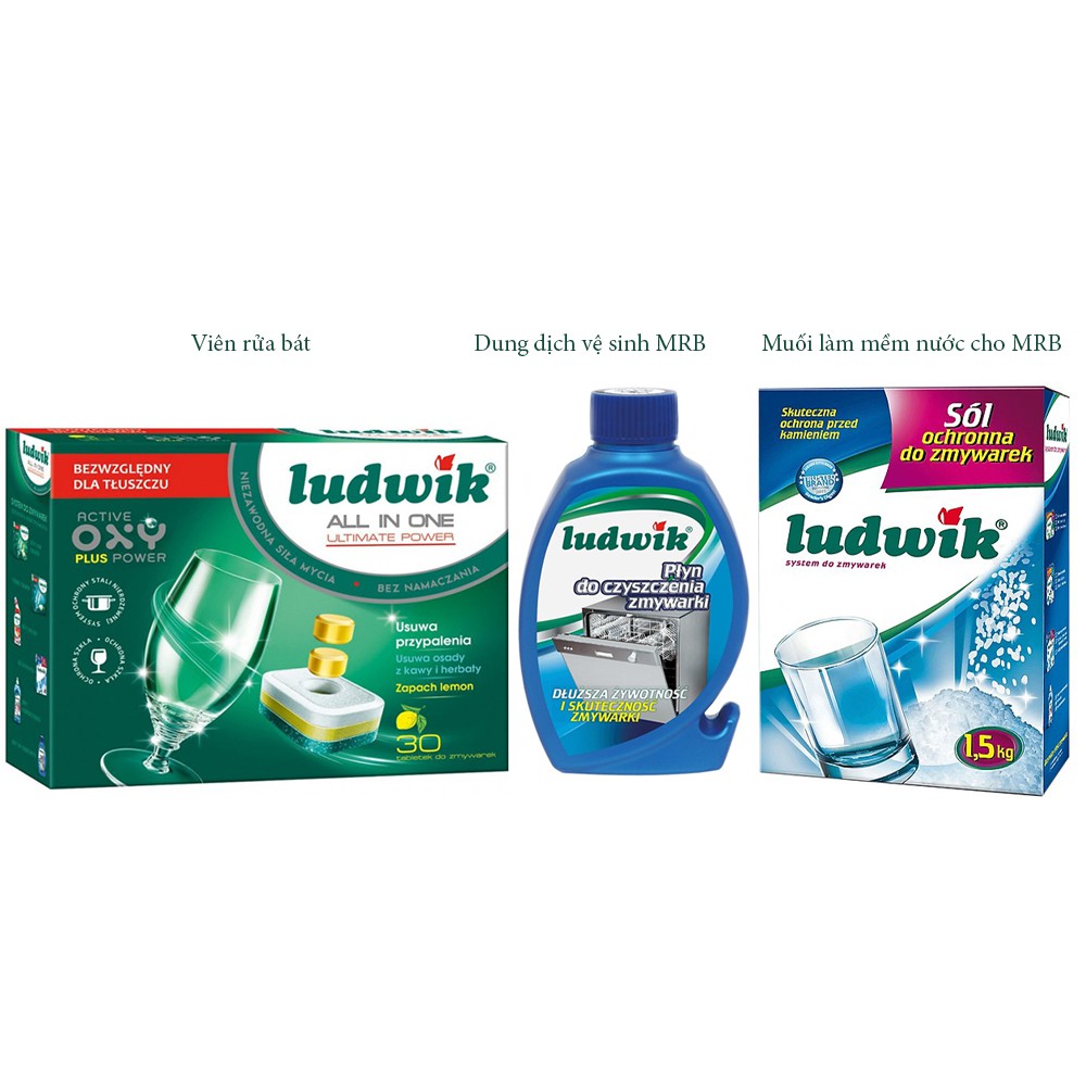 DUNG DỊCH VỆ SINH LUDWIK CHO MÁY RỬA BÁT - 250ML
