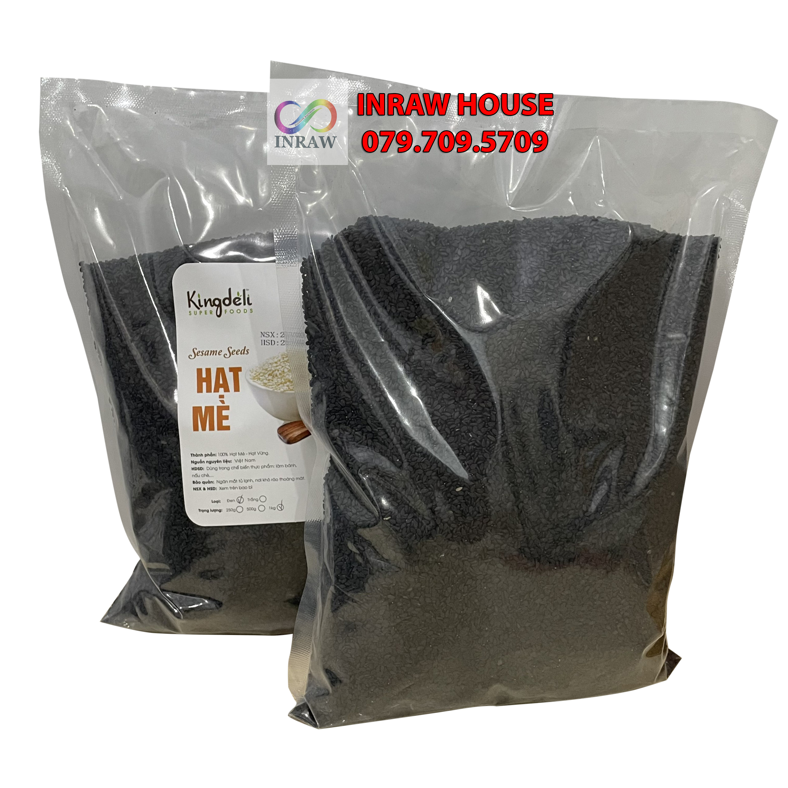 Hạt Mè Đen Nguyên Chất (Túi 500gr)