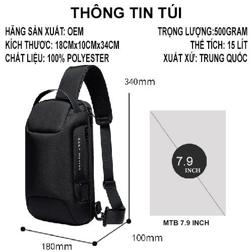 [HCM]Balo/túi đeo chéo 4.0 Bange