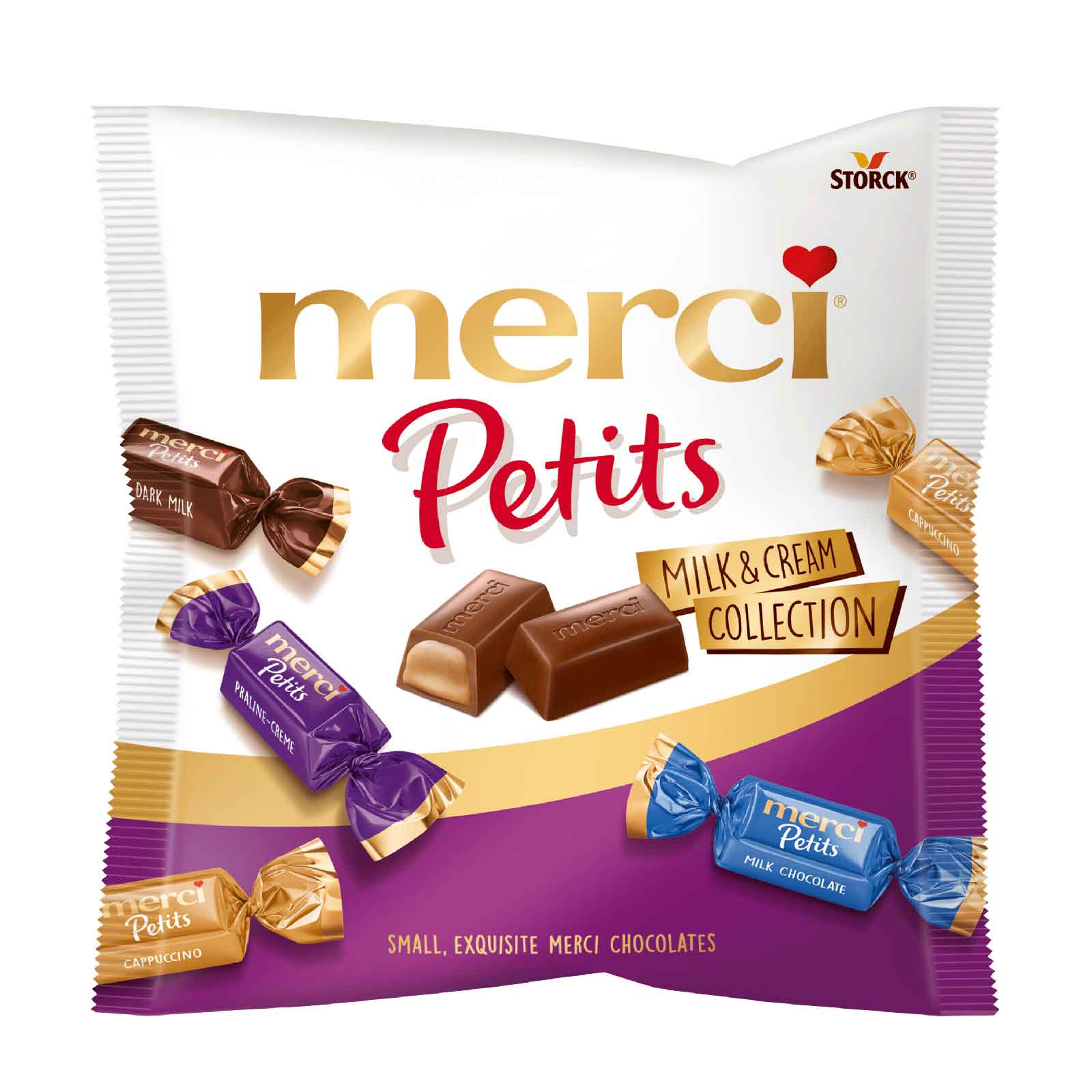 KẸO SOCOLA MERCI PETITS 125G ĐỦ VỊ