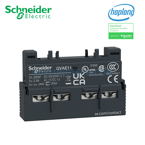 Tiếp điểm phụ Schneider GVAE11 Tesys 1NO + 1NC