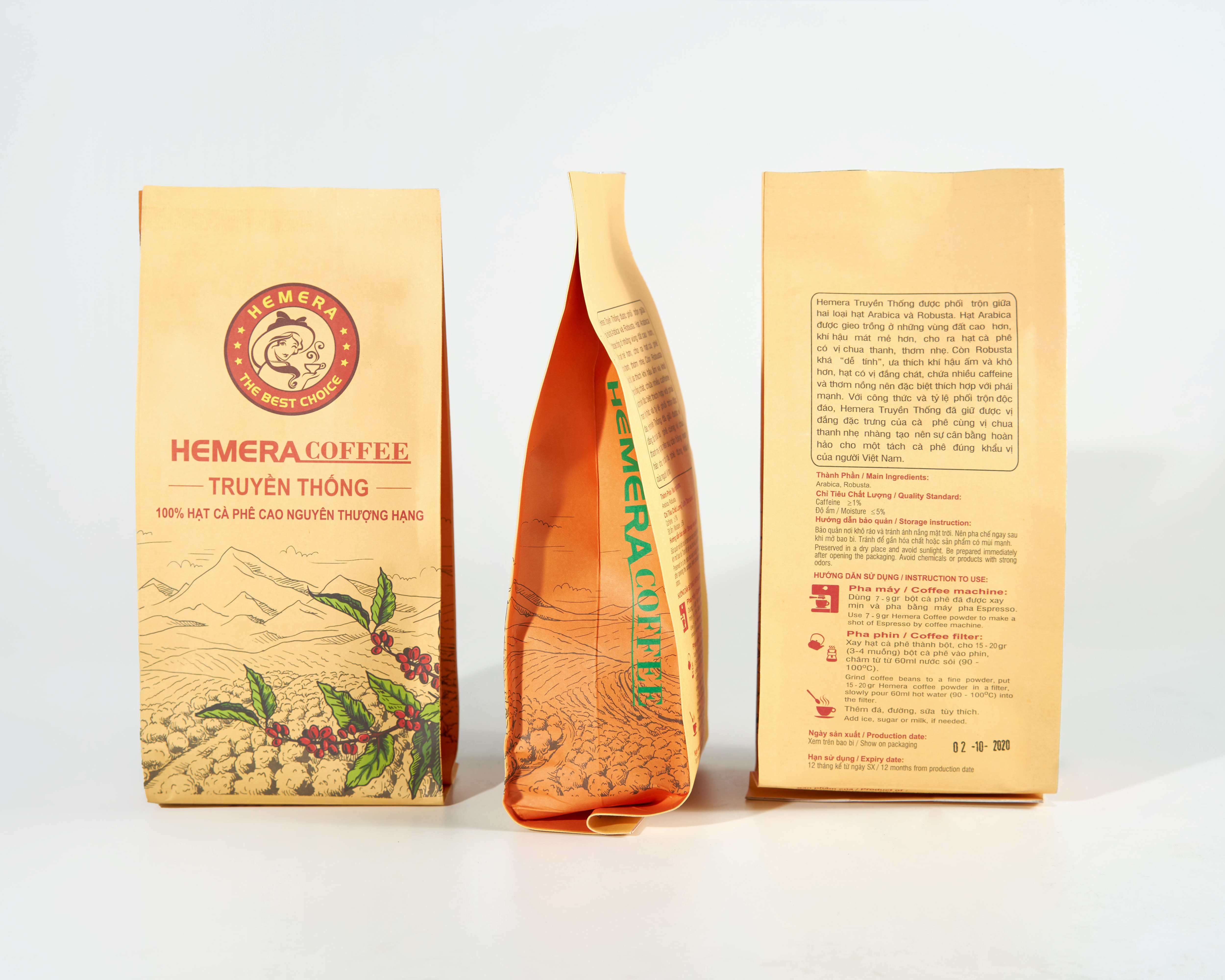 Hemera Coffee Traditional Beans (250gr)