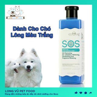 CHÍNH HÃNG Sữa tắm chó mèo SOS 530ml màu xanh dương - dành cho chó lông thumbnail