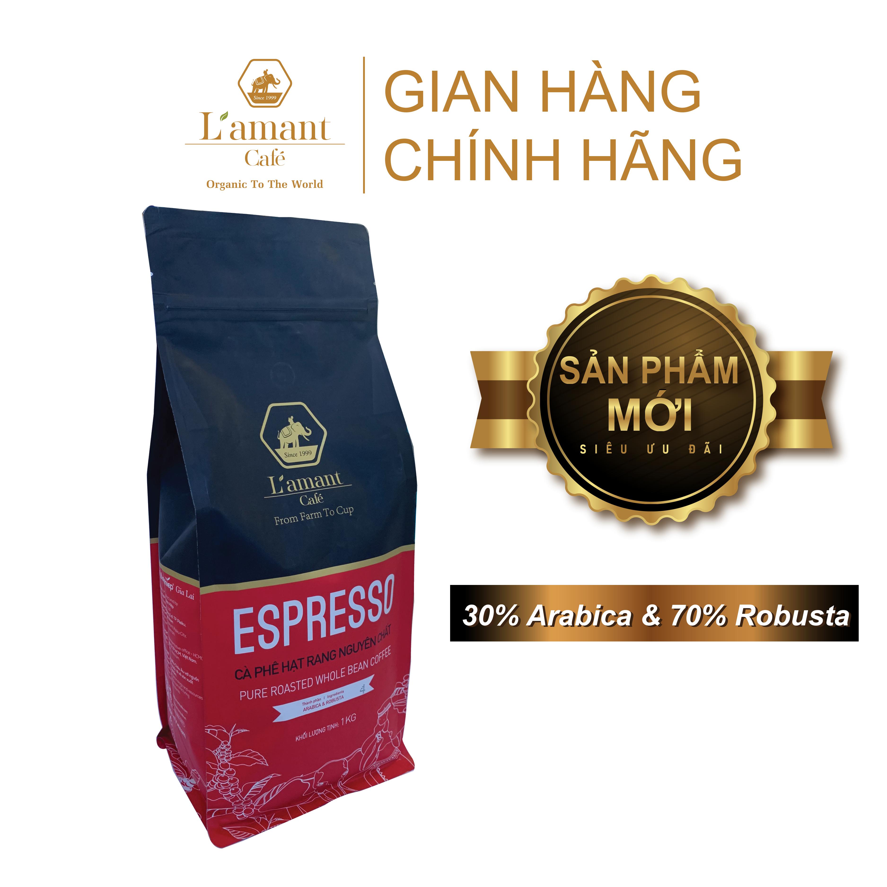 Cà phê hạt rang L’amant Espresso số 04 - L’amant No.04 Espresso Roasted Coffee