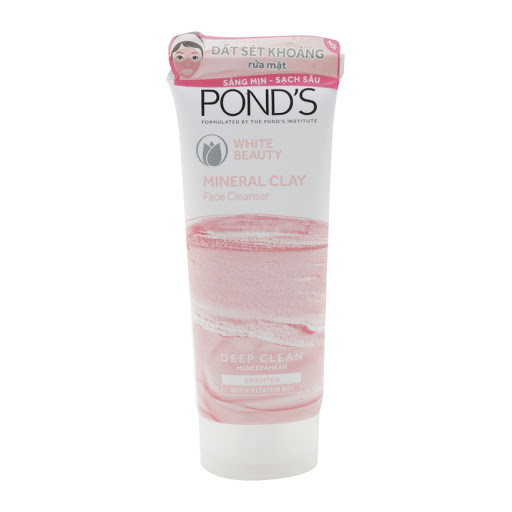 [HCM]Sữa Rửa Mặt Ponds Đất Sét Khoáng Sạch Sâu Sáng Mịn 90gr