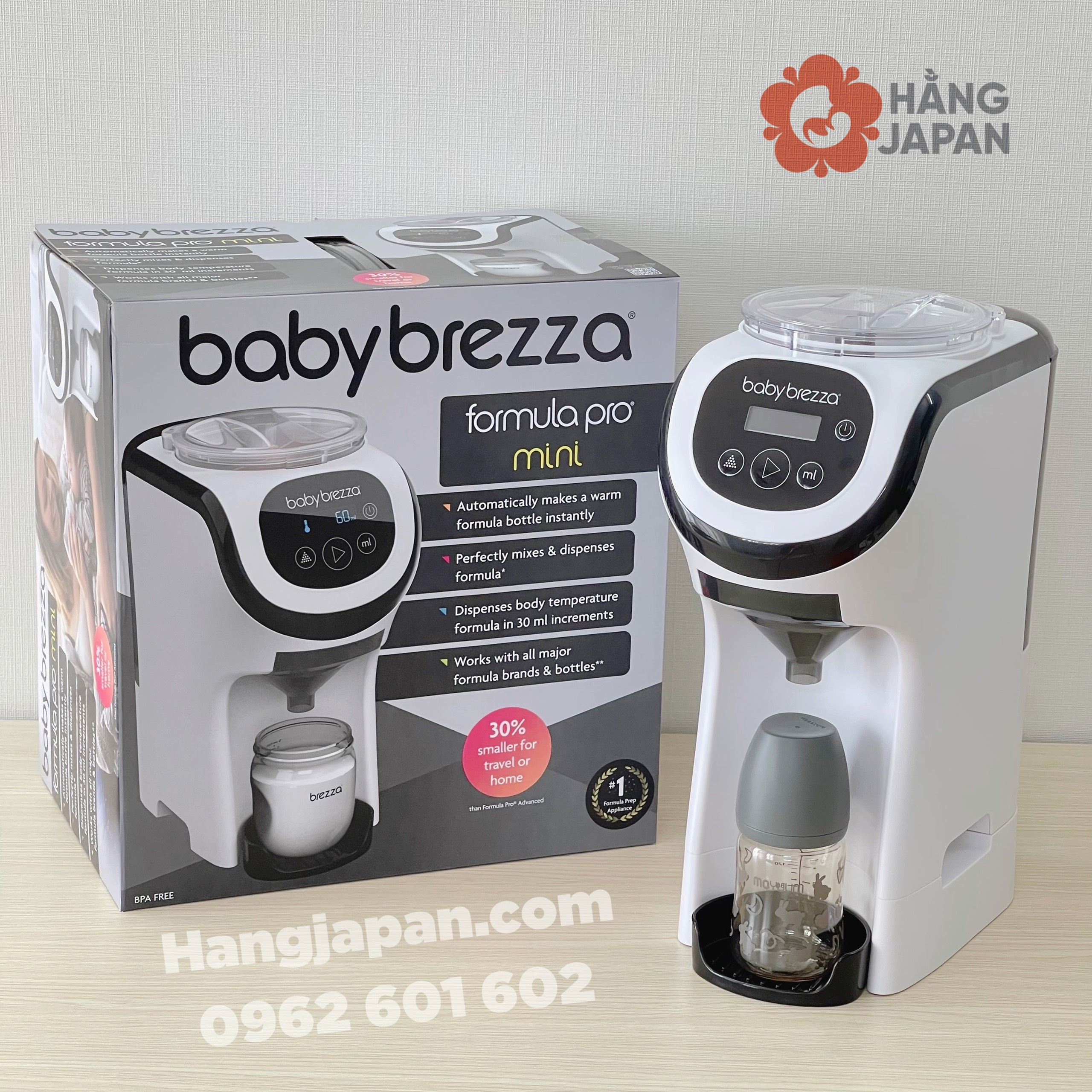 Máy pha sữa Baby Brezza Formula Pro Mini Hàng Mỹ - Bảo hành 12 tháng