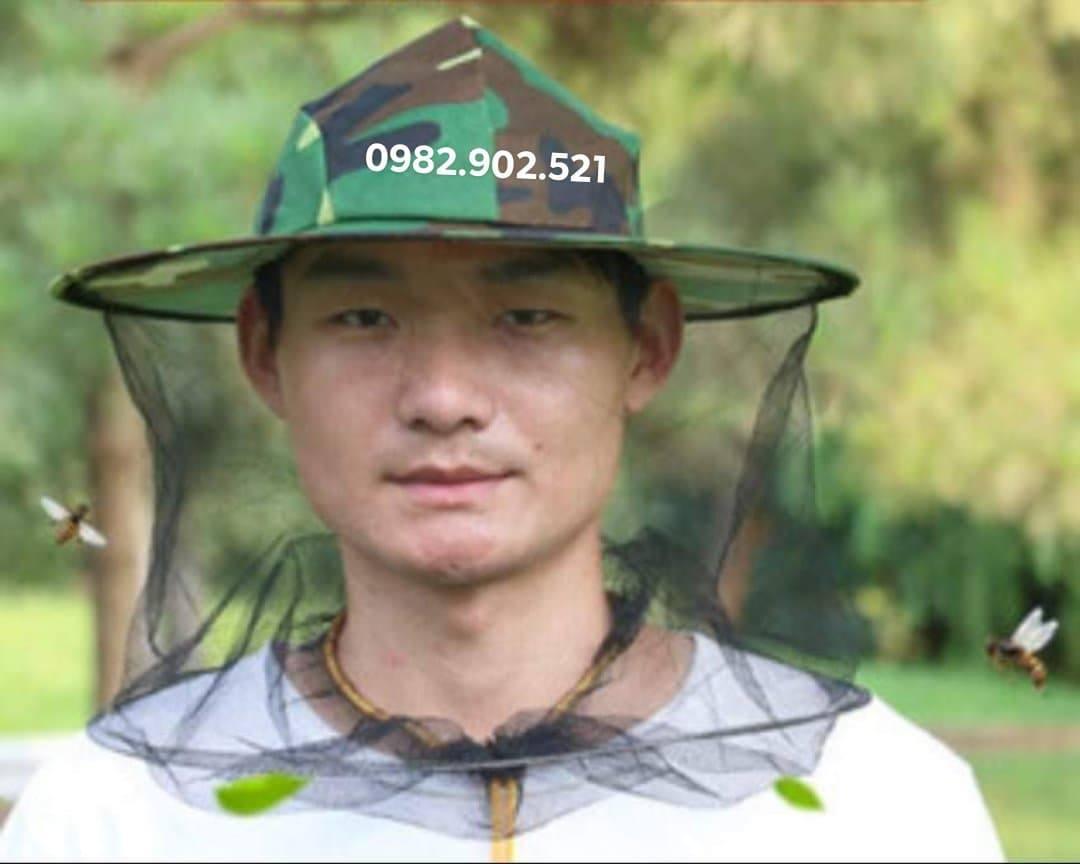 mũ bắt ong,mũ chống ong