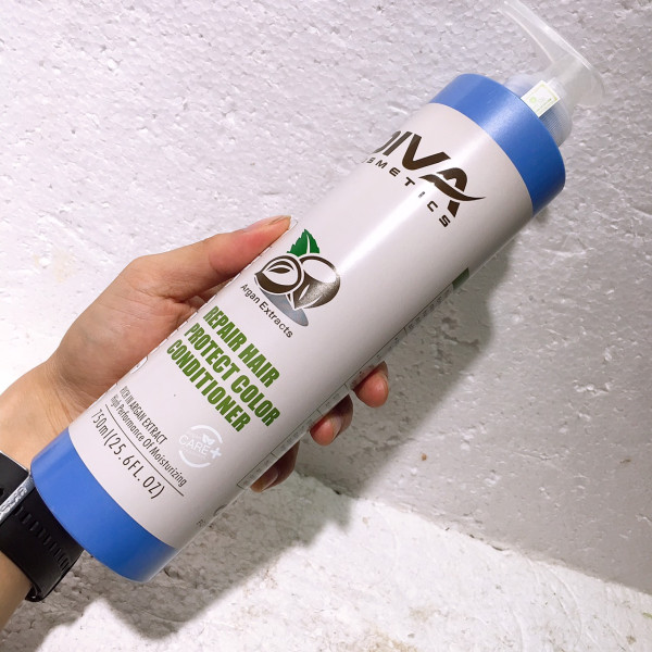 Cặp Dầu Gội Xả Phục Hồi Giữ Màu Tóc Diva Dừa 750ml
