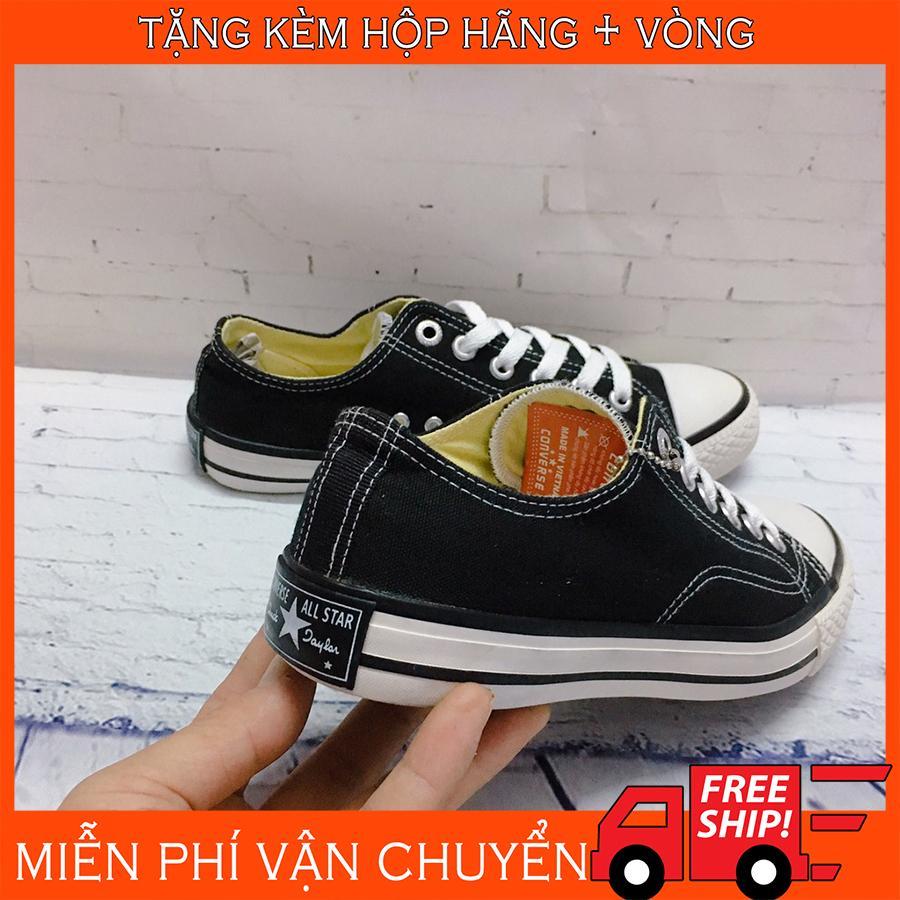 [CÓ KÈM HỘP] Giày Converse 1970s Đen Trắng Thấp Cổ (Thời Trang)
