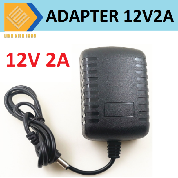 Nguồn adapter 12V2A AC -DC 220v - 12v chui 5.5mmx2.2mm