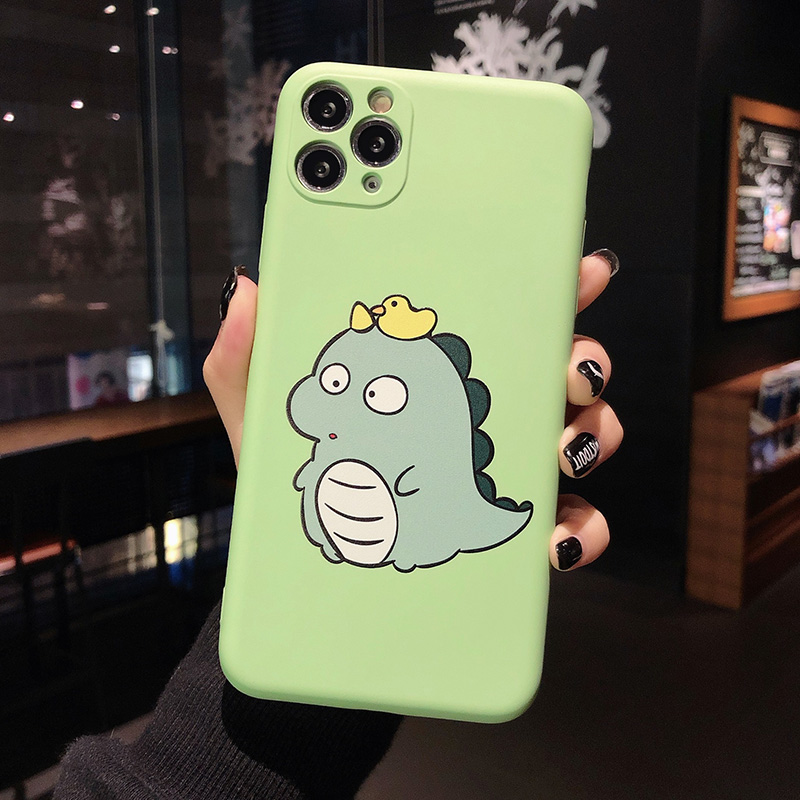 Ốp Lưng Silicon Màu Bảo Vệ CAMERA Animals