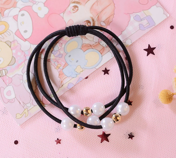 [HCM]Dây cột tóc ngọc trai Handmade