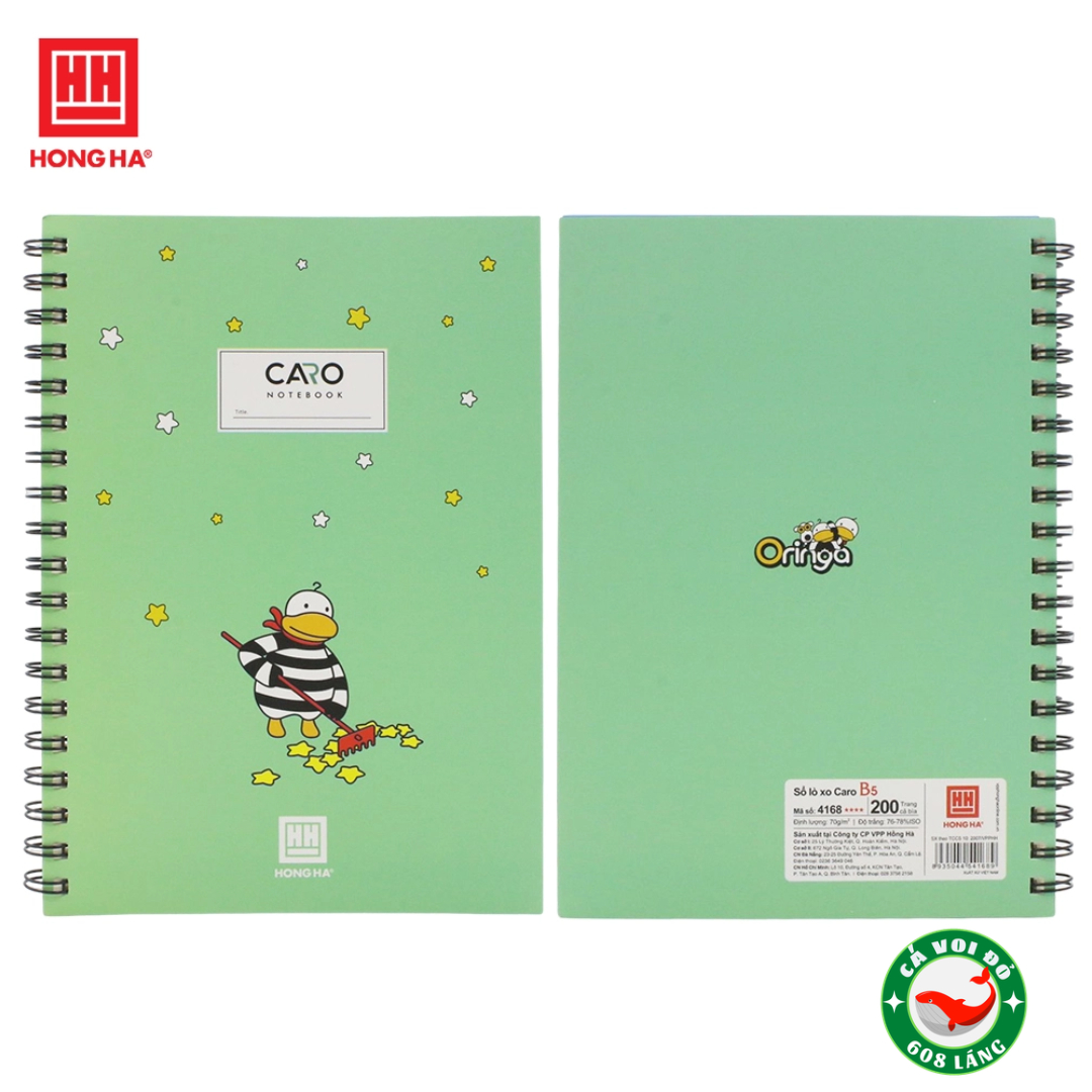 Sổ lò xo 200 trang b5 4176