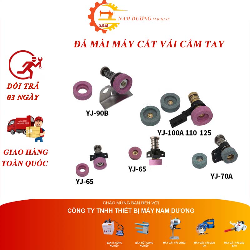 Đá mài máy cắt vải cầm tay công nghiệp