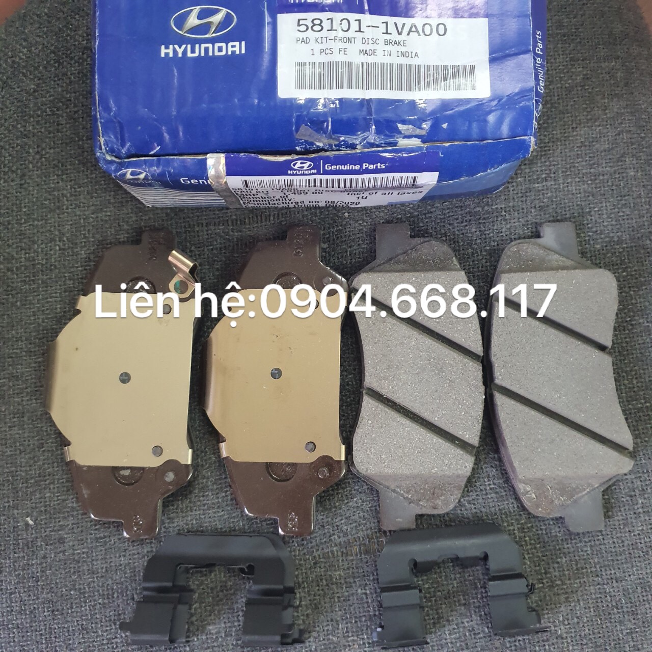 Má phanh trước hyundai accent 2015-2019