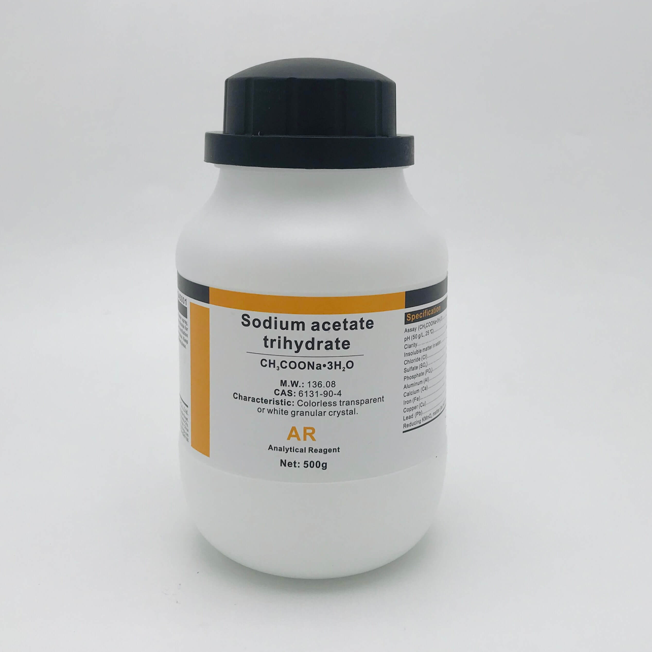 Hóa chất Sodium Acetate trihydrate (AR, Chai 500G, Xilong, Cas 6131-90-4)