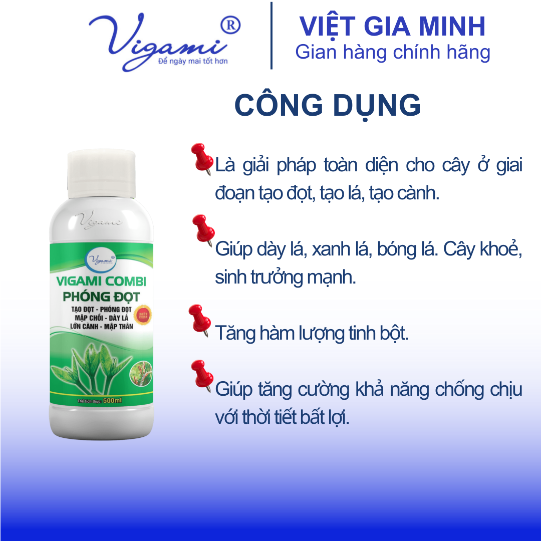 Phân bón VIGAMI® COMBI phóng đọt 500ML
