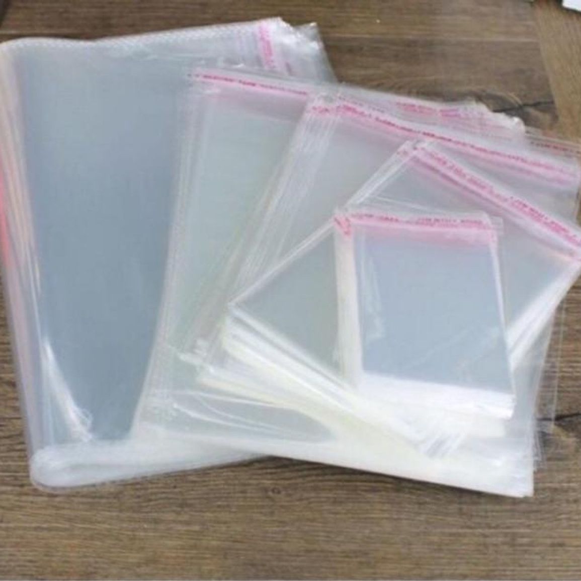 100g (100 gram) Túi OPP dán miệng bóng kính đựng đồ thông dụng (tùy chọn size)