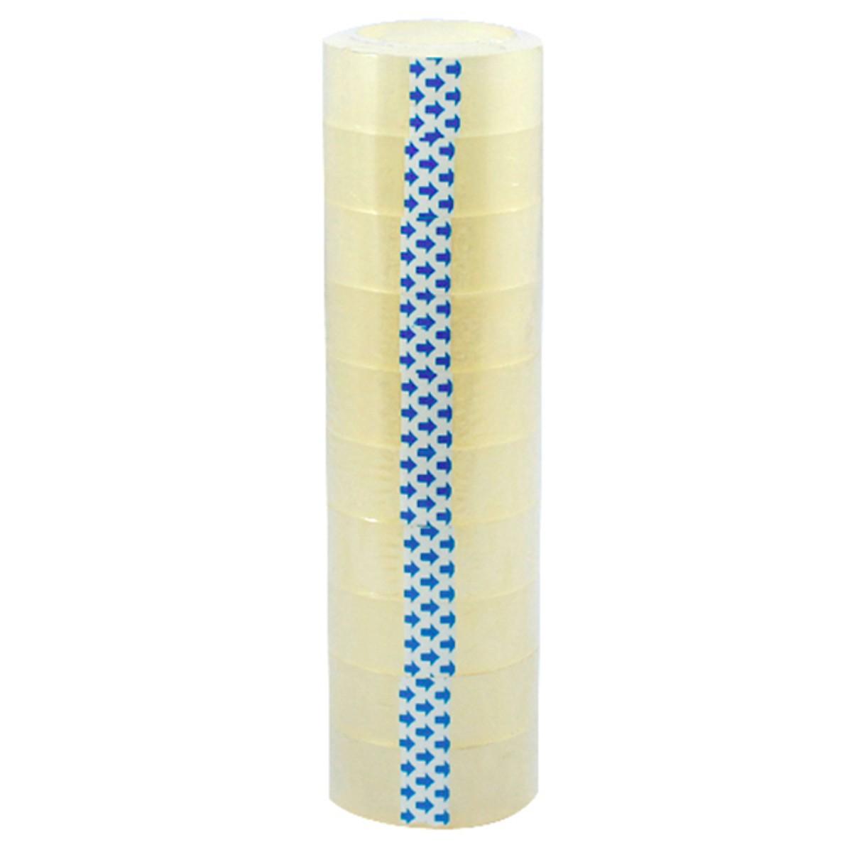 Combo 10 Cuộn băng keo văn phòng phẩm (1 cây / 10 cuộn)