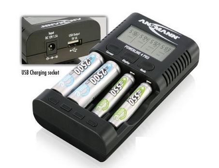 [HCM]Bộ sạc pin Ansmann Powerlinr 4 Pro
