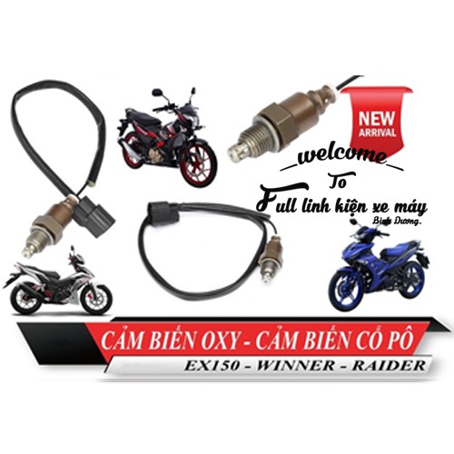 Cảm biến oxy cảm biến cổ pô exciter 150-winner- raider